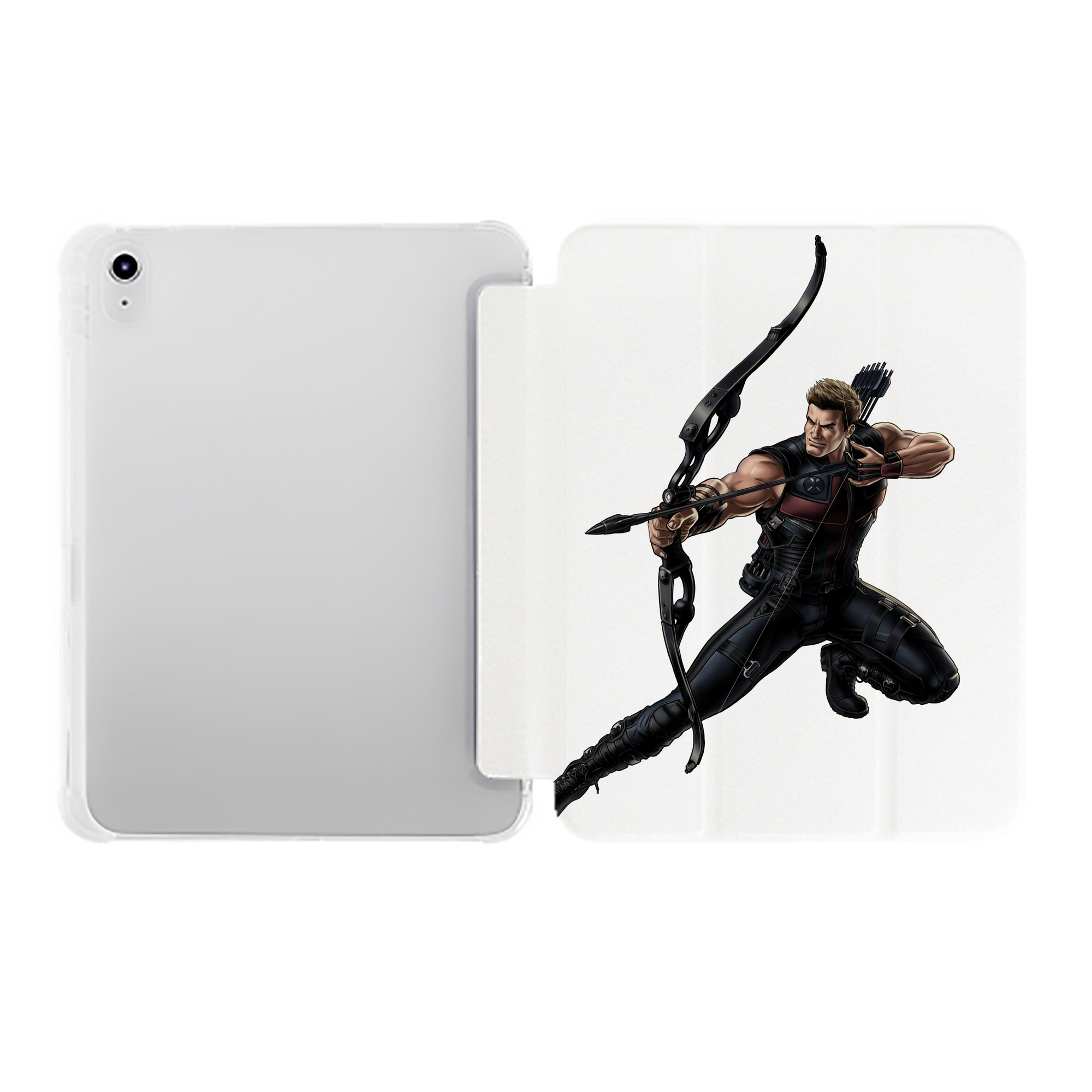 （画像用） アベンジャーズ The Avengers IPad ケース ペン収納付き 三つ折りスタンド PUレザー×シリコン 対応機種9.5/10.5/10.9インチ